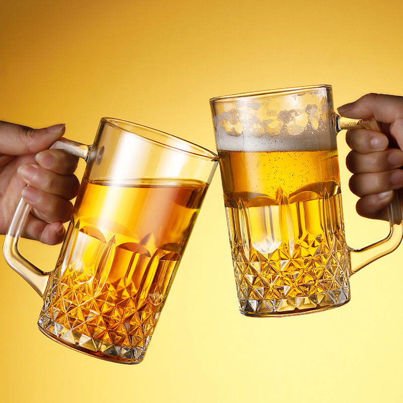 Beer Mug Handled - Copo de cerveja clássico com alça,