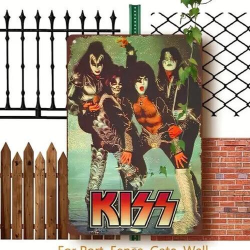 Wine Tag Label - Placa de metal vintage da banda