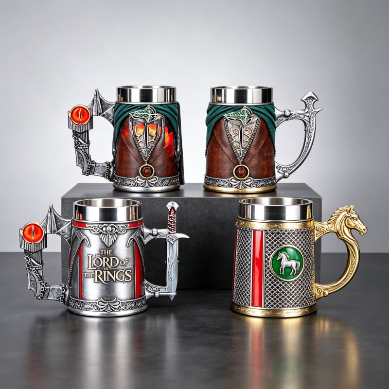 Beer Mug Handled - Caneca de Cerveja Retrô, Espada de