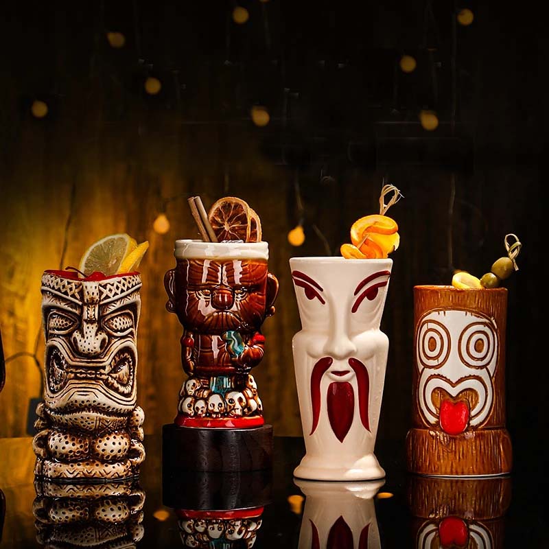 Wine Beer Glass - Criativo Copos De Cerâmica, Bar, Tiki