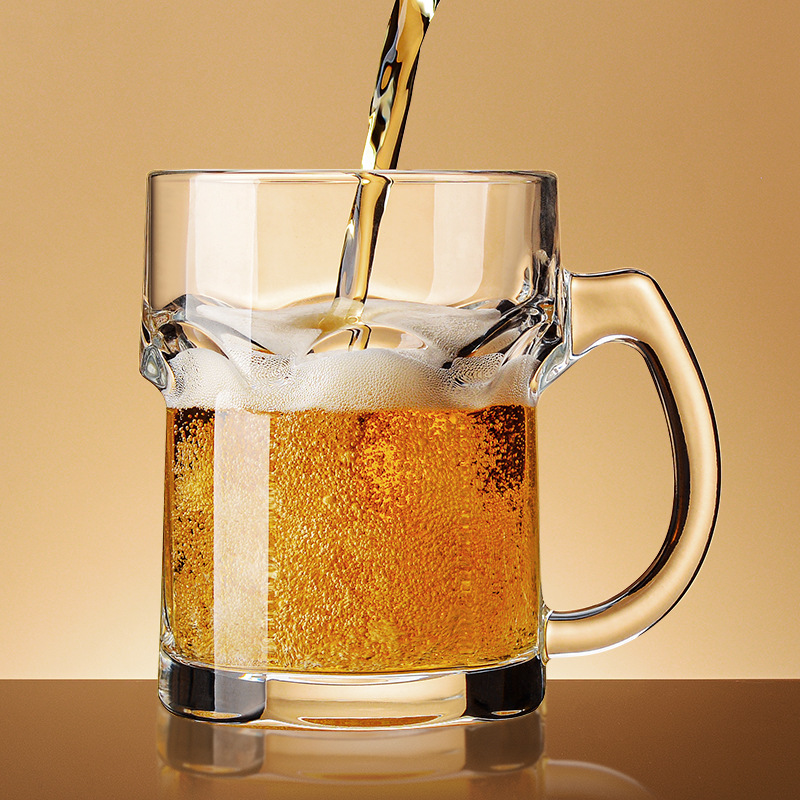 Wine In Beer Glass - Caneca de cerveja doméstica com alça,