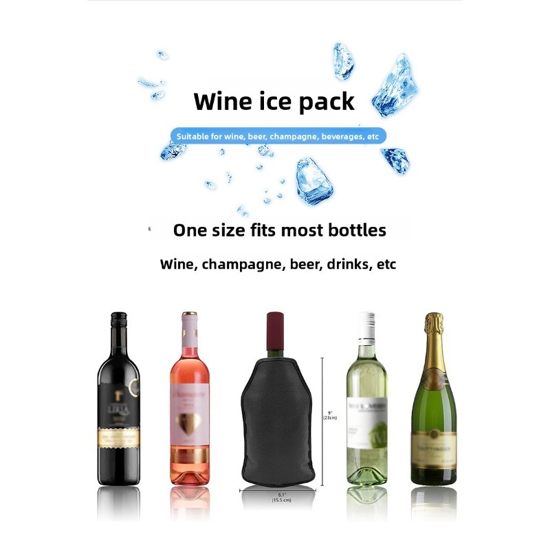 Manga de gelo em tecido de nyl - Wine Chiller Sleeve avaliação e preço