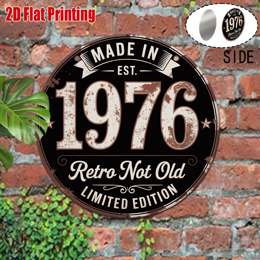 Placa de Metal Vintage 2D, 1 p - Wine Tag Label avaliação e preço