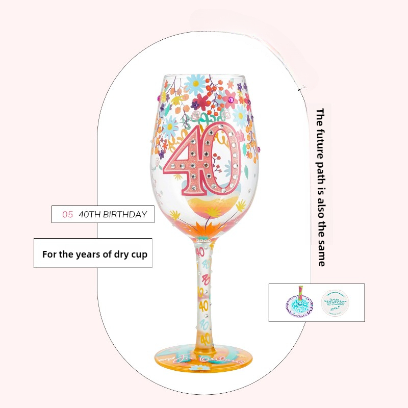 Copo de vinho com estampa de n - Wine Beer Glass Set avaliação e preço
