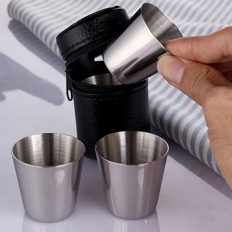 4/6 pçs copos de aço inoxidáve - Wine Beer Glass Set avaliação e preço
