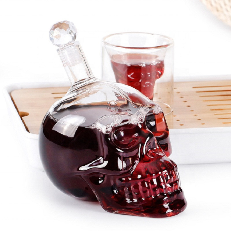 Criativo Crystal Skull Head De - Wine Beer Glass Set avaliação e preço