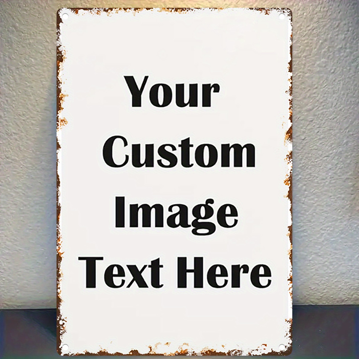 Placa de Metal Personalizada c - Wine Tag Label avaliação e preço
