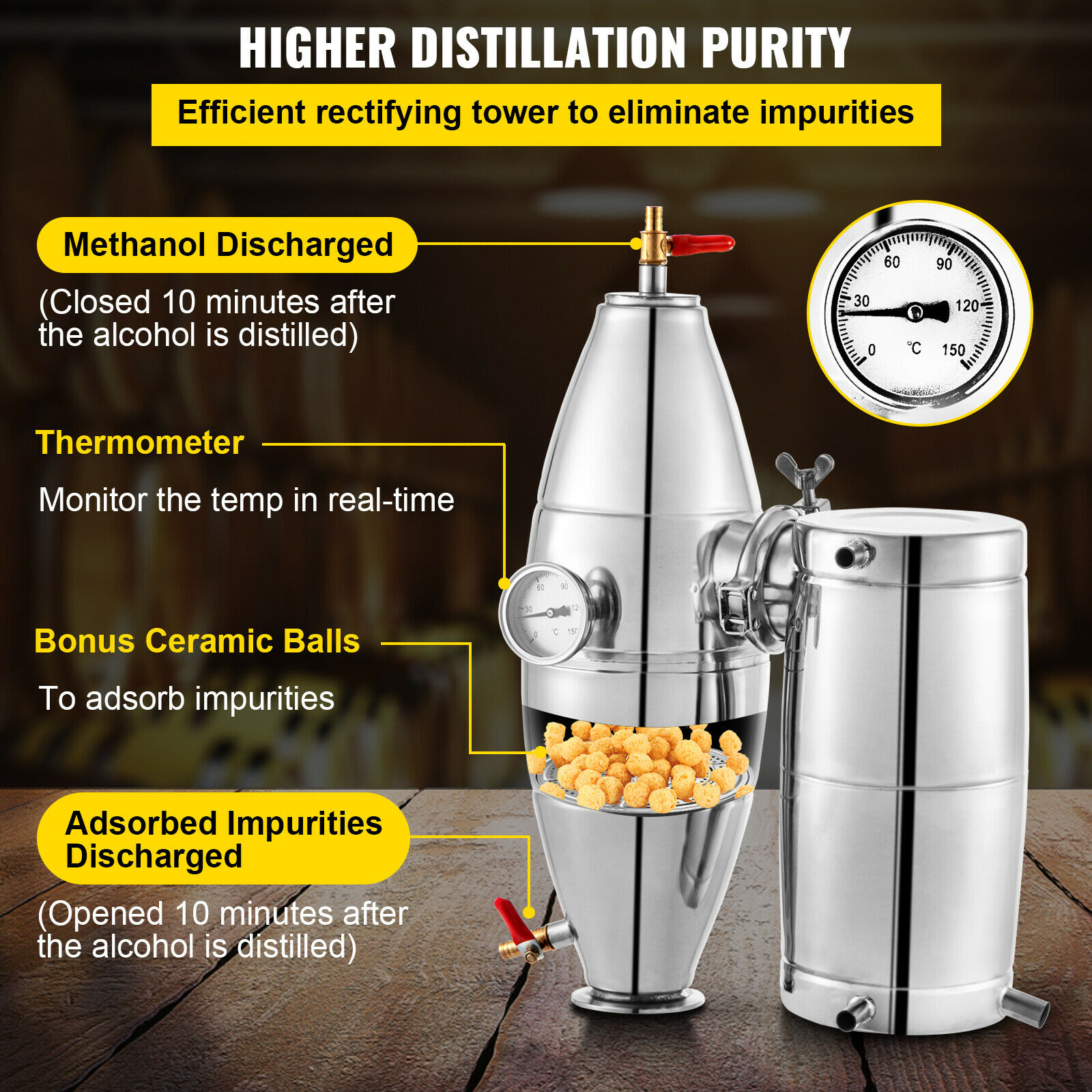 SucceBuy 20L-70L Máquina de de - Wine Beer Pub avaliação e preço